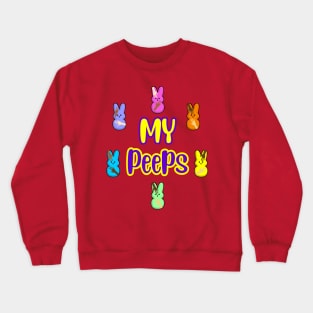 My Peeps Easter T-Shirt, cute bunnies Crewneck Sweatshirt